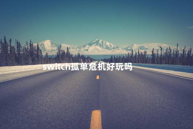 switch孤单危机好玩吗