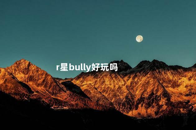 r星bully好玩吗