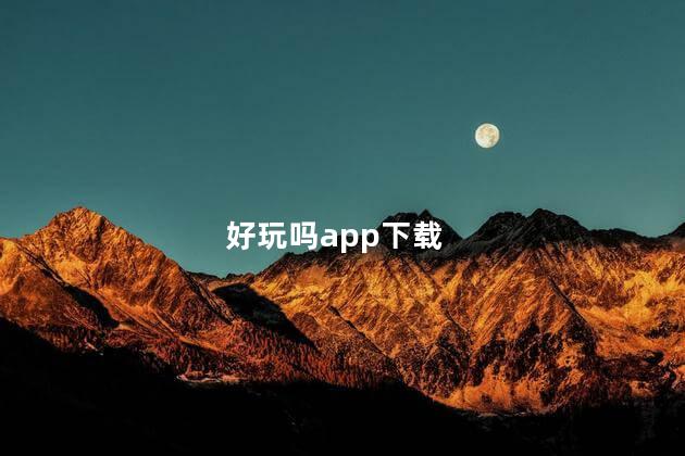 好玩吗app下载