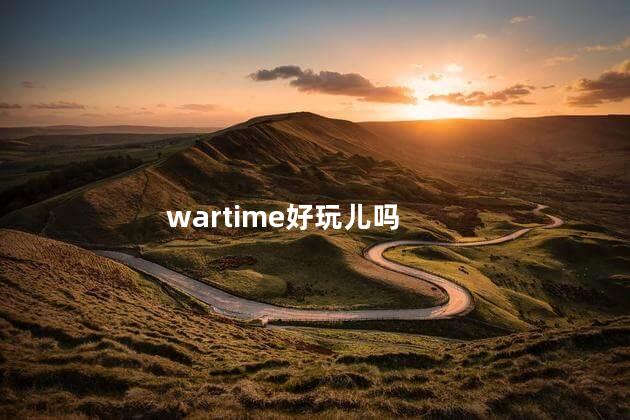 wartime好玩儿吗