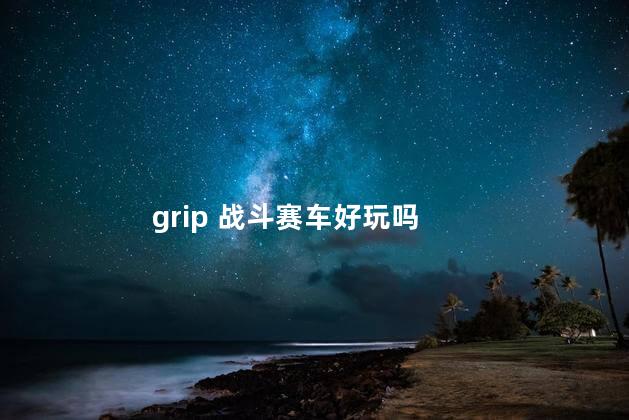 grip 战斗赛车好玩吗