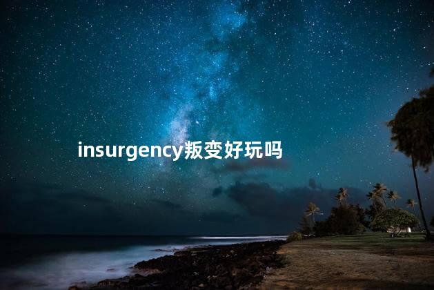 insurgency叛变好玩吗